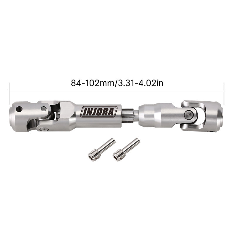 INJORA Stainless Steel Heavy-Duty Drive Shaft for 1/10 RC Crawler 4 INJORA Stainless Steel Heavy-Duty Drive Shaft for 1/10 RC Crawler