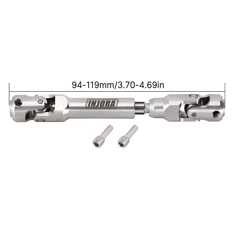 INJORA Stainless Steel Heavy-Duty Drive Shaft for 1/10 RC Crawler 5 INJORA Stainless Steel Heavy-Duty Drive Shaft for 1/10 RC Crawler