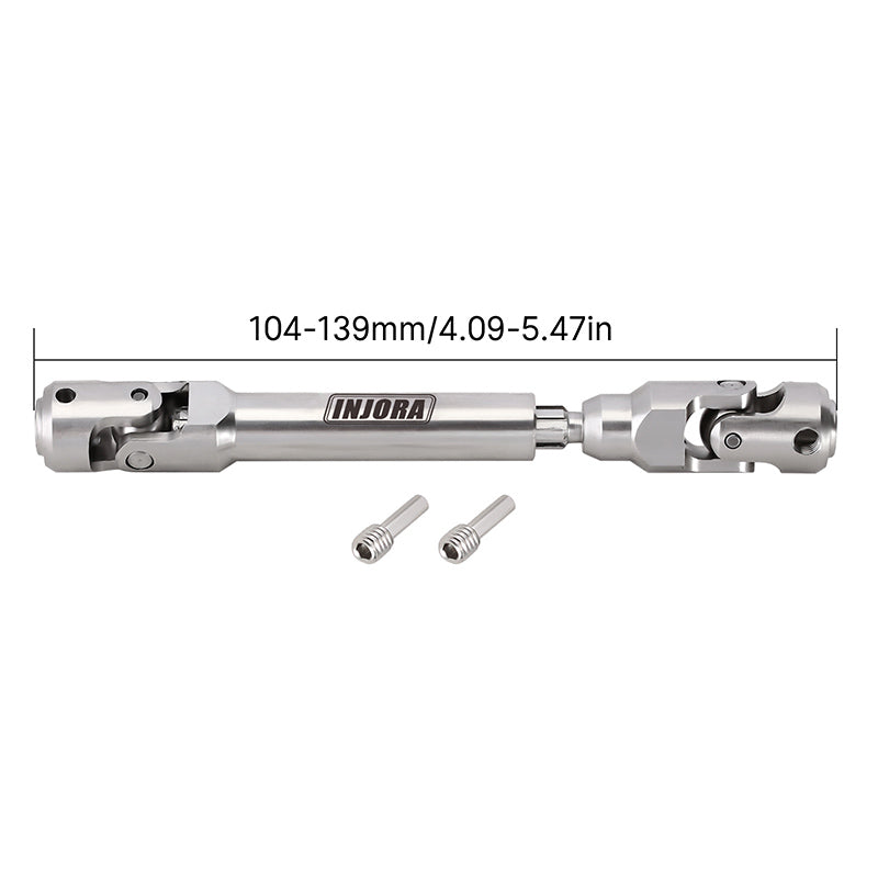 INJORA Stainless Steel Heavy-Duty Drive Shaft for 1/10 RC Crawler 6 INJORA Stainless Steel Heavy-Duty Drive Shaft for 1/10 RC Crawler