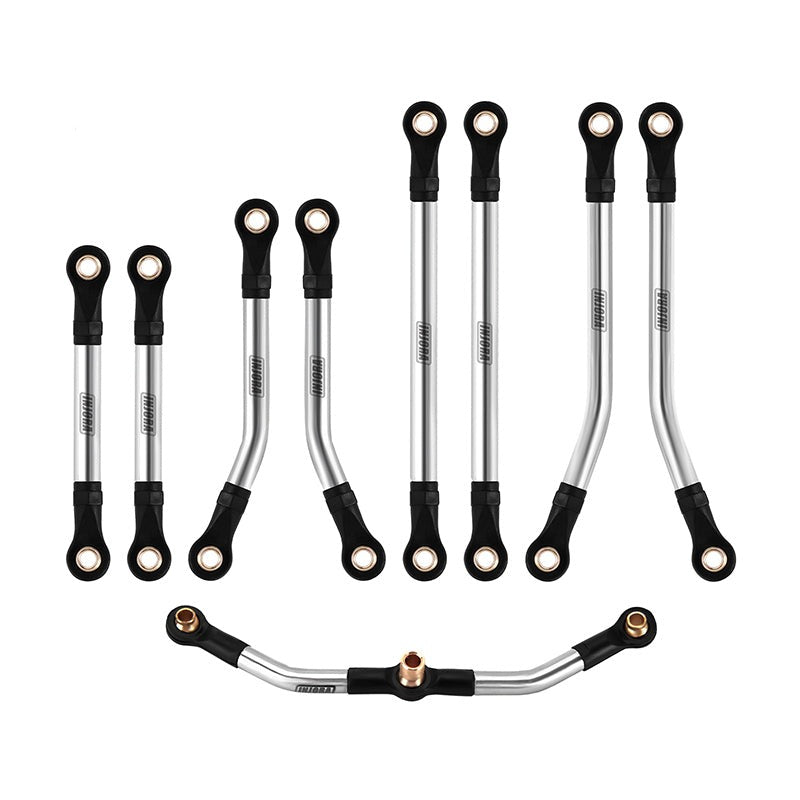 INJORA Stainless Steel High Clearance Links Set for 1/18 TRX4M High Trail K10 F150 3 INJORA Stainless Steel High Clearance Links Set for 1/18 TRX4M High Trail K10 F150