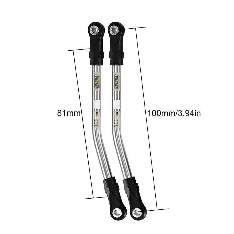INJORA Stainless Steel High Clearance Links with Rod Ends for 1/10 RC Crawler 16 INJORA Stainless Steel High Clearance Links with Rod Ends for 1/10 RC Crawler