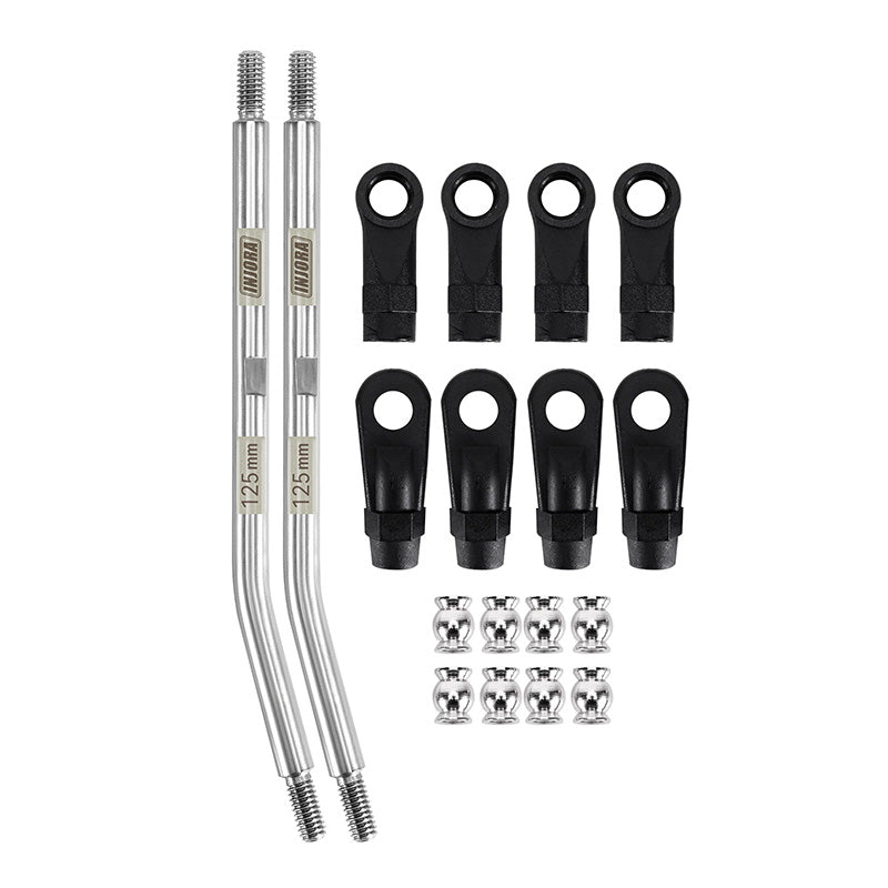 INJORA Stainless Steel High Clearance Links with Rod Ends for 1/10 RC Crawler 30 INJORA Stainless Steel High Clearance Links with Rod Ends for 1/10 RC Crawler