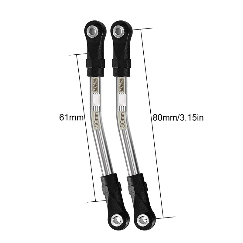 INJORA Stainless Steel High Clearance Links with Rod Ends for 1/10 RC Crawler 7 INJORA Stainless Steel High Clearance Links with Rod Ends for 1/10 RC Crawler
