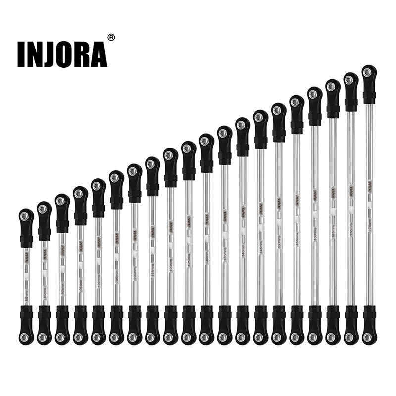 INJORA Stainless Steel Links with Rod Ends for 1/10 RC Crawler