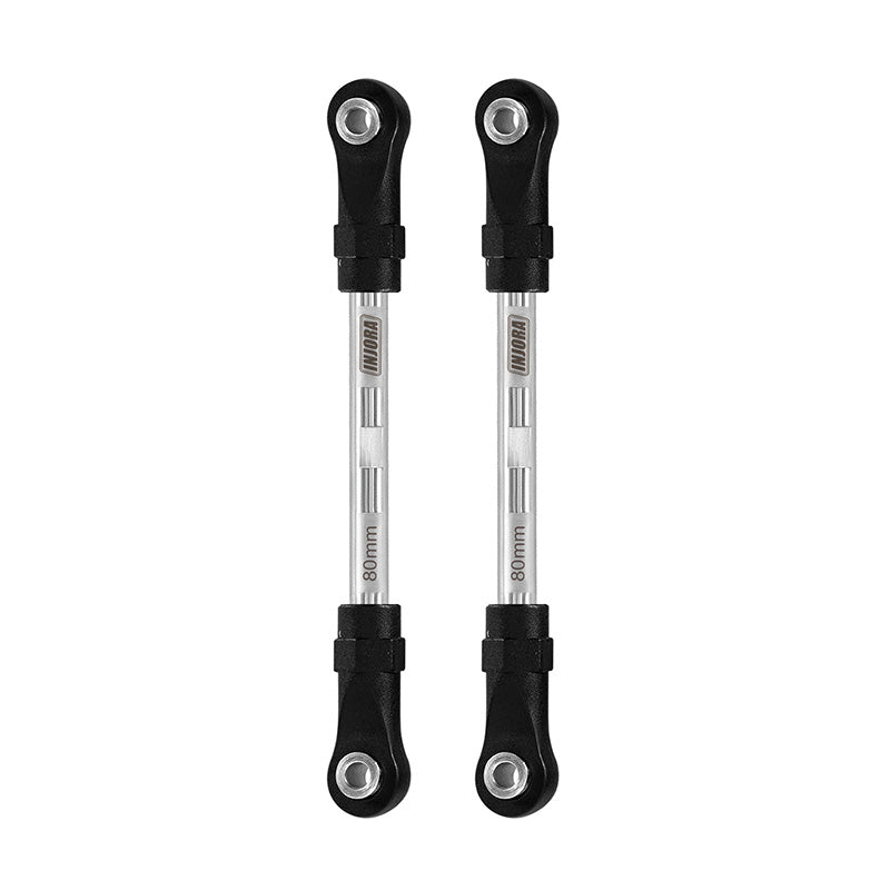 INJORA Stainless Steel Links with Rod Ends for 1/10 RC Crawler 4 INJORA Stainless Steel Links with Rod Ends for 1/10 RC Crawler