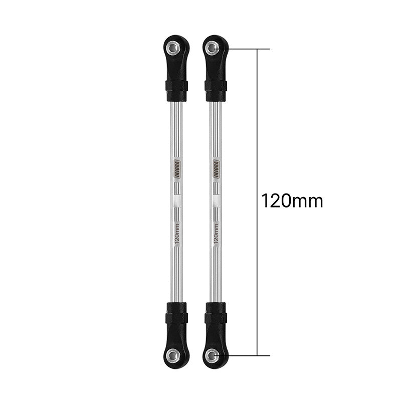INJORA Stainless Steel Links with Rod Ends for 1/10 RC Crawler 31 INJORA Stainless Steel Links with Rod Ends for 1/10 RC Crawler
