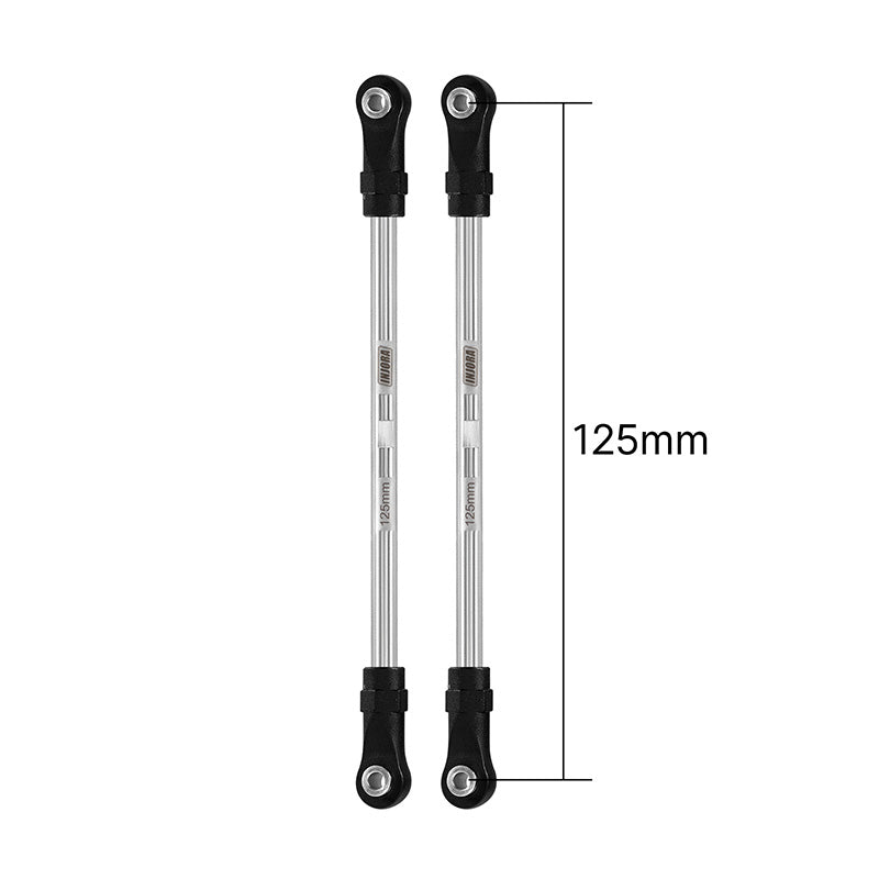 INJORA Stainless Steel Links with Rod Ends for 1/10 RC Crawler 34 INJORA Stainless Steel Links with Rod Ends for 1/10 RC Crawler