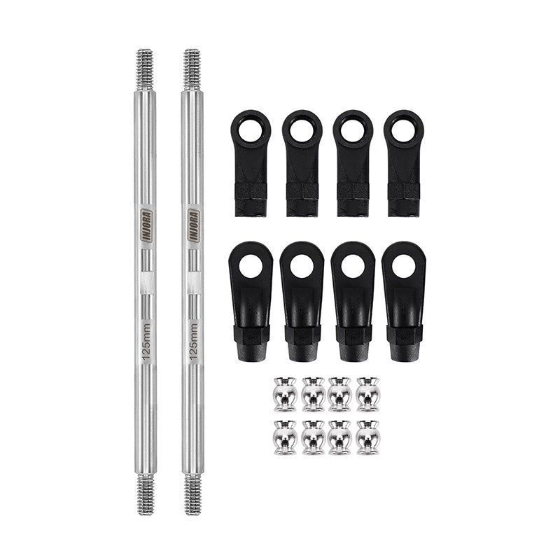 INJORA Stainless Steel Links with Rod Ends for 1/10 RC Crawler 36 INJORA Stainless Steel Links with Rod Ends for 1/10 RC Crawler