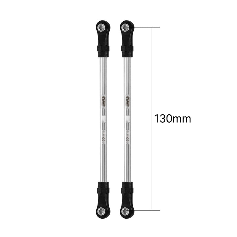INJORA Stainless Steel Links with Rod Ends for 1/10 RC Crawler 37 INJORA Stainless Steel Links with Rod Ends for 1/10 RC Crawler