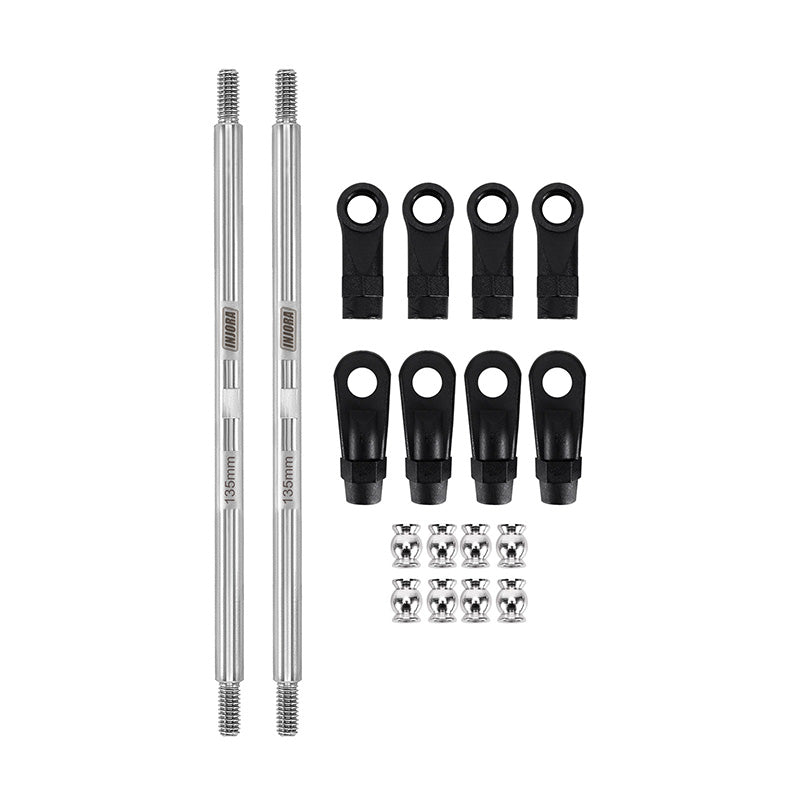 INJORA Stainless Steel Links with Rod Ends for 1/10 RC Crawler 42 INJORA Stainless Steel Links with Rod Ends for 1/10 RC Crawler