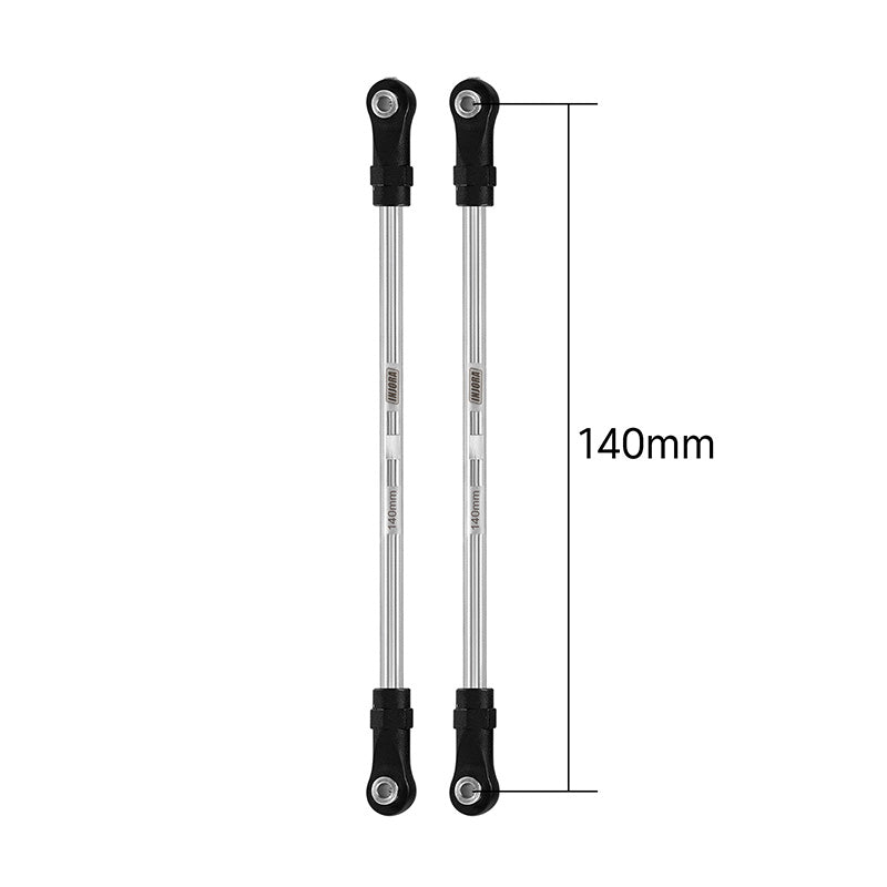 INJORA Stainless Steel Links with Rod Ends for 1/10 RC Crawler 43 INJORA Stainless Steel Links with Rod Ends for 1/10 RC Crawler