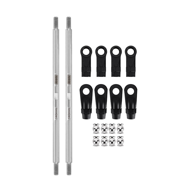 INJORA Stainless Steel Links with Rod Ends for 1/10 RC Crawler 45 INJORA Stainless Steel Links with Rod Ends for 1/10 RC Crawler