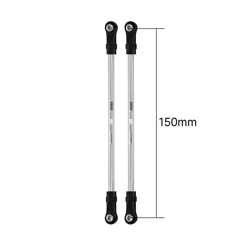 INJORA Stainless Steel Links with Rod Ends for 1/10 RC Crawler 49 INJORA Stainless Steel Links with Rod Ends for 1/10 RC Crawler