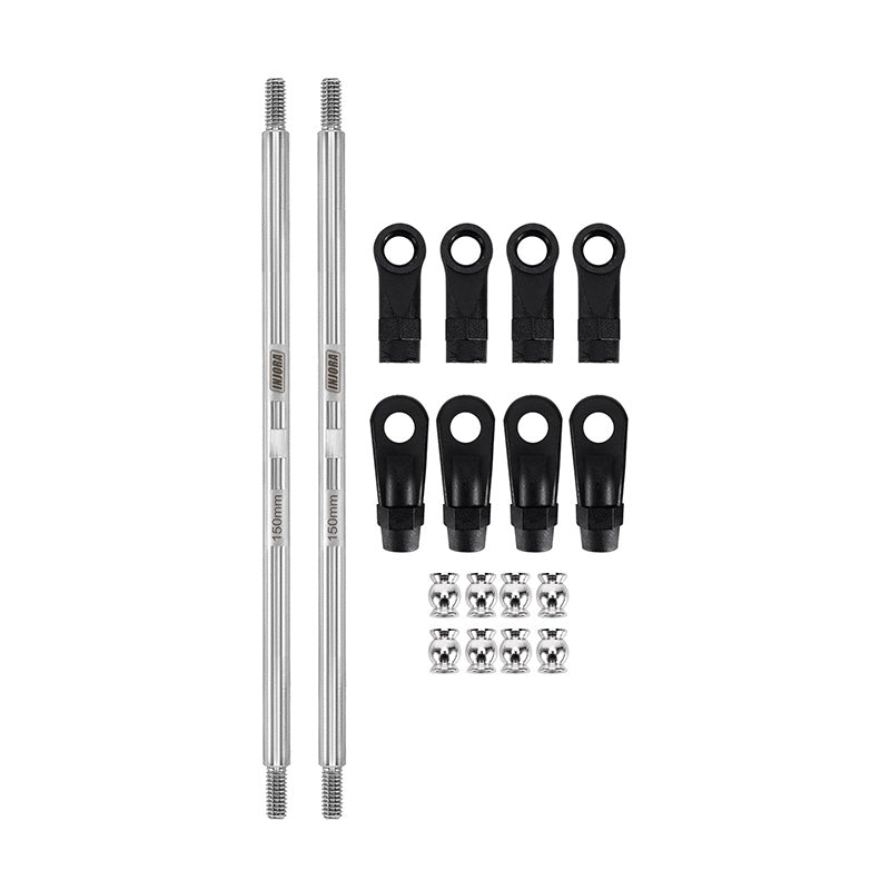 INJORA Stainless Steel Links with Rod Ends for 1/10 RC Crawler 51 INJORA Stainless Steel Links with Rod Ends for 1/10 RC Crawler