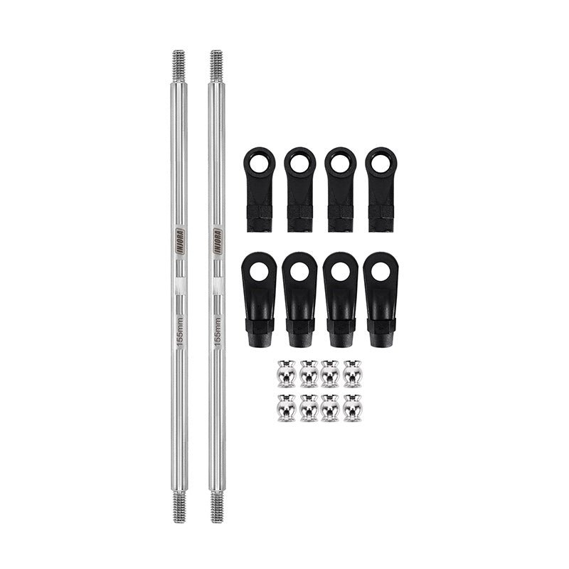 INJORA Stainless Steel Links with Rod Ends for 1/10 RC Crawler 54 INJORA Stainless Steel Links with Rod Ends for 1/10 RC Crawler
