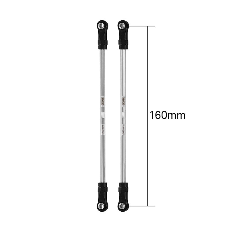 INJORA Stainless Steel Links with Rod Ends for 1/10 RC Crawler 55 INJORA Stainless Steel Links with Rod Ends for 1/10 RC Crawler