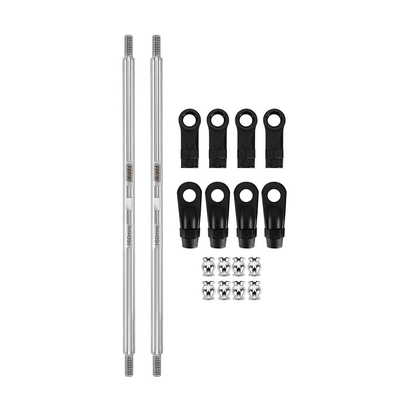 INJORA Stainless Steel Links with Rod Ends for 1/10 RC Crawler 57 INJORA Stainless Steel Links with Rod Ends for 1/10 RC Crawler
