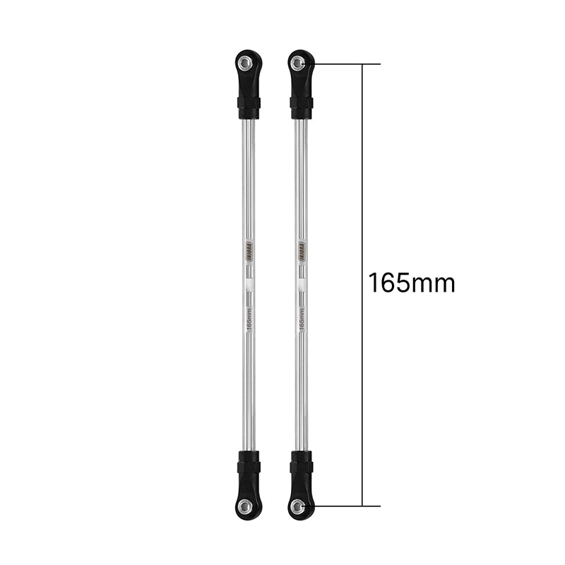 INJORA Stainless Steel Links with Rod Ends for 1/10 RC Crawler 58 INJORA Stainless Steel Links with Rod Ends for 1/10 RC Crawler