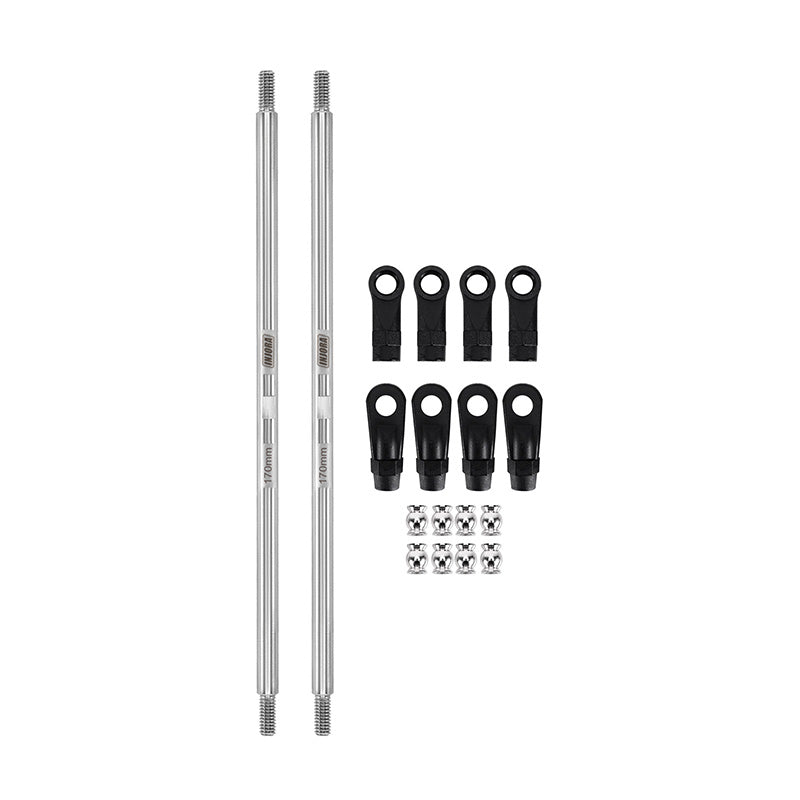 INJORA Stainless Steel Links with Rod Ends for 1/10 RC Crawler 63 INJORA Stainless Steel Links with Rod Ends for 1/10 RC Crawler