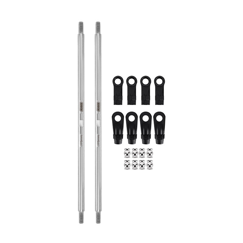 INJORA Stainless Steel Links with Rod Ends for 1/10 RC Crawler 66 INJORA Stainless Steel Links with Rod Ends for 1/10 RC Crawler