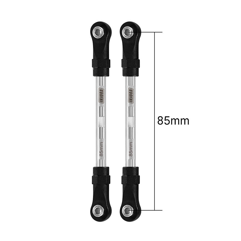INJORA Stainless Steel Links with Rod Ends for 1/10 RC Crawler 10 INJORA Stainless Steel Links with Rod Ends for 1/10 RC Crawler