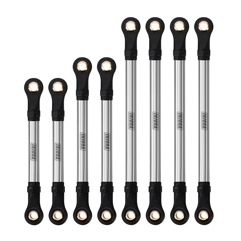 INJORA Stainless Steel Straight Chassis Links for 1/18 RC Crawler TRX4M Defender Bronco (4M-64) 3 INJORA Stainless Steel Straight Chassis Links for 1/18 RC Crawler TRX4M Defender Bronco (4M-64)