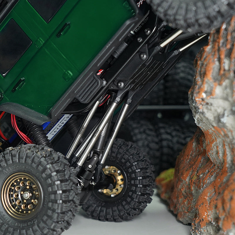 INJORA Stainless Steel Straight Chassis Links for 1/18 RC Crawler TRX4M Defender Bronco (4M-64) 9 INJORA Stainless Steel Straight Chassis Links for 1/18 RC Crawler TRX4M Defender Bronco (4M-64)
