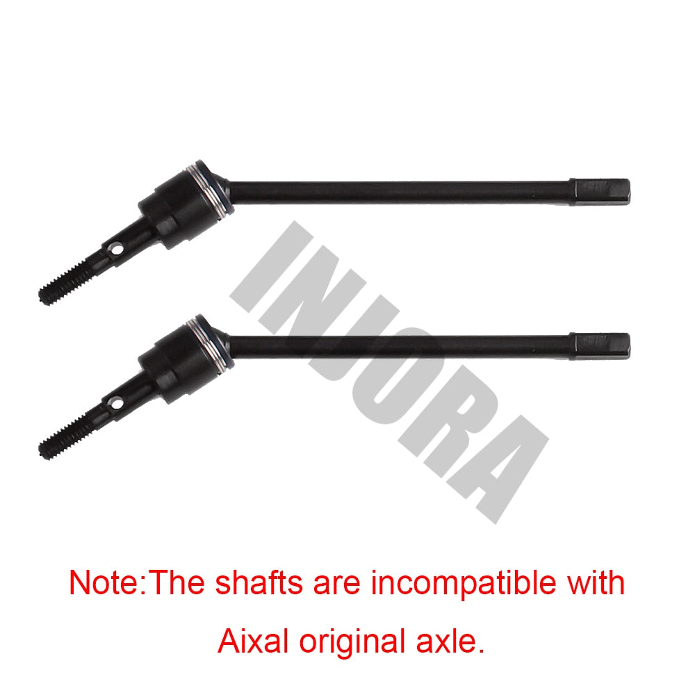 INJORA Steel CVD Dogbone Axle Shafts Gears for INJORA SCX10 II Axles AXCQ-01 AXCQ-02 3 INJORA Steel CVD Dogbone Axle Shafts Gears for INJORA SCX10 II Axles AXCQ-01 AXCQ-02