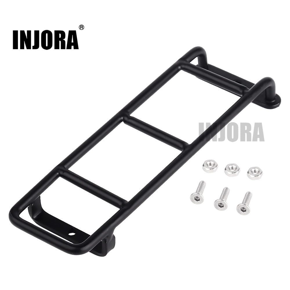 INJORA Straight/Curved Black Metal Side Ladder for 1/10 RC Rock Crawler