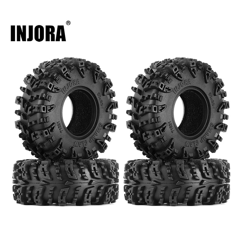 INJORA Swamp Claw 1.0" M/T Tires (4) (56mm/64mm)
