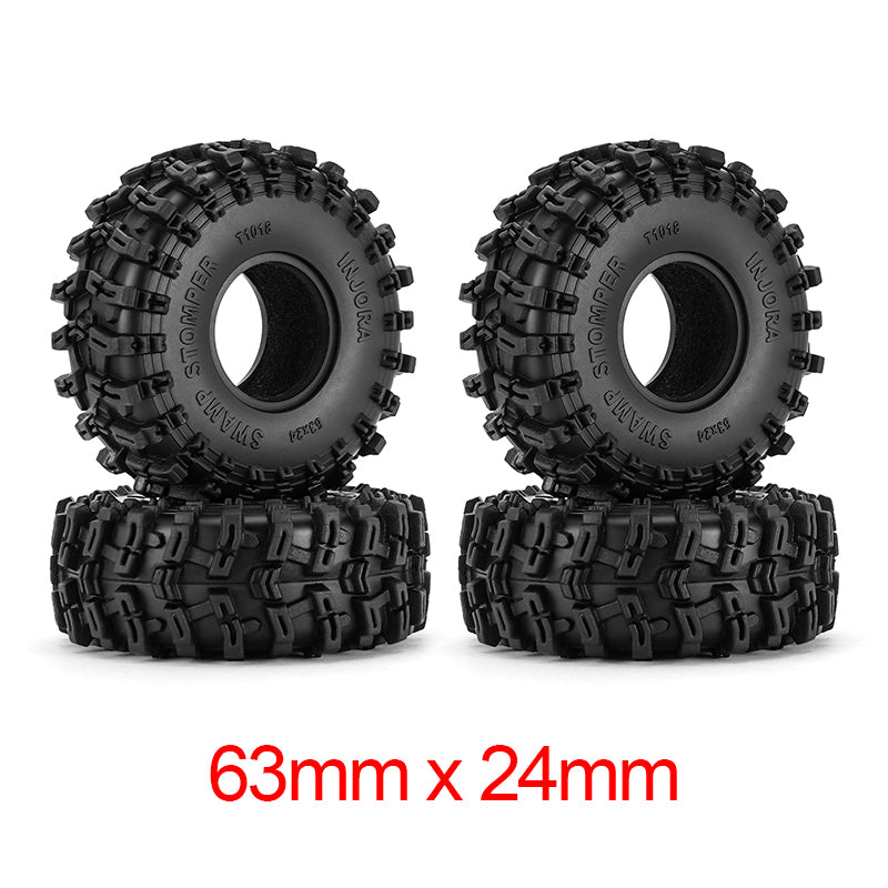 INJORA Swamp Stomper 1.0" Tires (4) (58mm/63mm) 13 INJORA Swamp Stomper 1.0" Tires (4) (58mm/63mm)