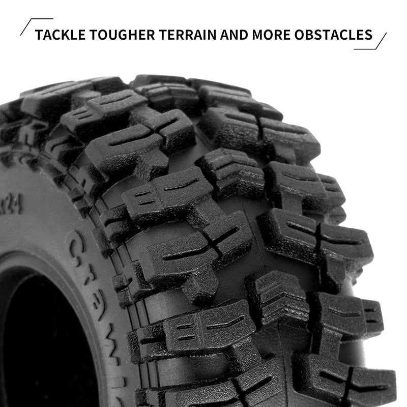 INJORA Swamp Stomper 1.0" Tires (4) (58mm/63mm) 4 INJORA Swamp Stomper 1.0" Tires (4) (58mm/63mm)
