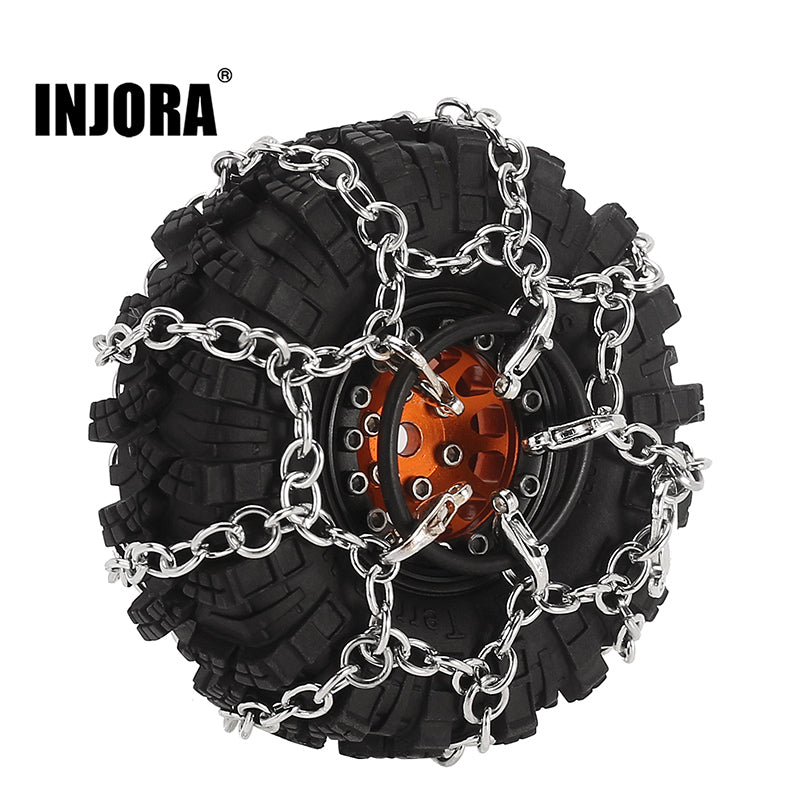 INJORA Tires Snow Chain for 55-65mm 1.0" Tires (4M-93)
