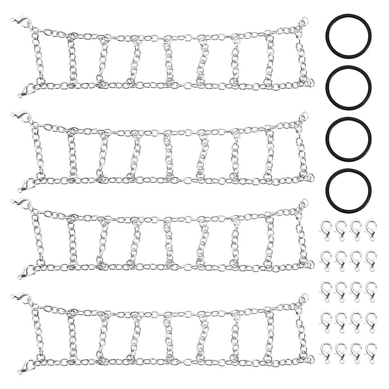 INJORA Tires Snow Chain for 55-65mm 1.0" Tires (4M-93) 3 INJORA Tires Snow Chain for 55-65mm 1.0" Tires (4M-93)