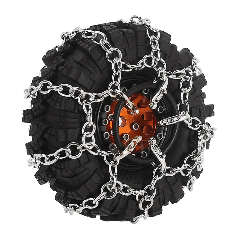 INJORA Tires Snow Chain for 55-65mm 1.0" Tires (4M-93) 5 INJORA Tires Snow Chain for 55-65mm 1.0" Tires (4M-93)
