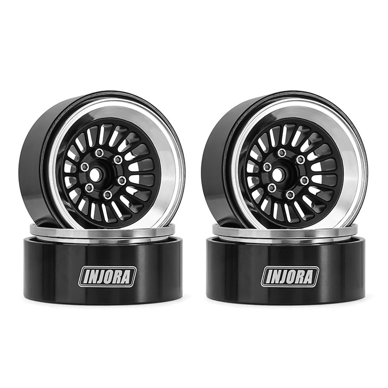 INJORA Turbine 1.3" CNC Aluminum Beadlock Wheels for 1/24 1/18 RC Crawler (W1303) 28 INJORA Turbine 1.3" CNC Aluminum Beadlock Wheels for 1/24 1/18 RC Crawler (W1303)