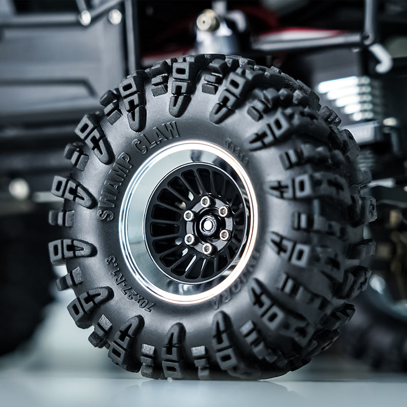 INJORA Turbine 1.3" CNC Aluminum Beadlock Wheels for 1/24 1/18 RC Crawler (W1303) 36 INJORA Turbine 1.3" CNC Aluminum Beadlock Wheels for 1/24 1/18 RC Crawler (W1303)