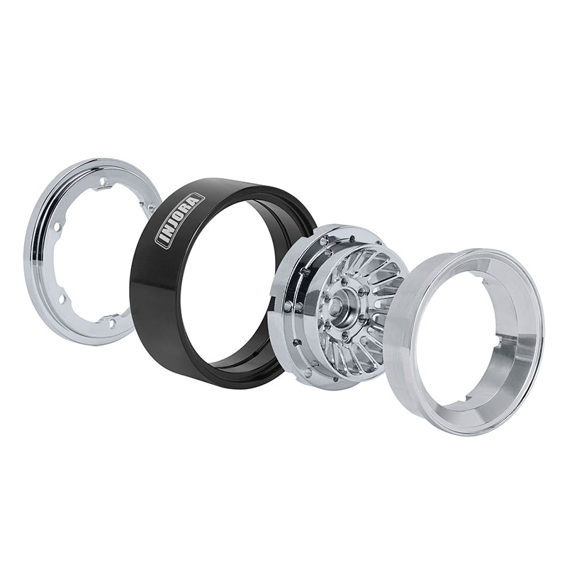 INJORA Turbine 1.3" CNC Aluminum Beadlock Wheels for 1/24 1/18 RC Crawler (W1303) 38 INJORA Turbine 1.3" CNC Aluminum Beadlock Wheels for 1/24 1/18 RC Crawler (W1303)