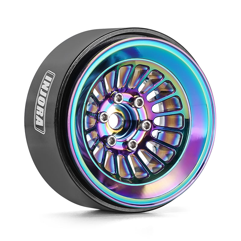 INJORA Turbine 1.3" CNC Aluminum Beadlock Wheels for 1/24 1/18 RC Crawler (W1303) 5 INJORA Turbine 1.3" CNC Aluminum Beadlock Wheels for 1/24 1/18 RC Crawler (W1303)