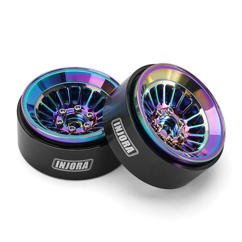 INJORA Turbine 1.3" CNC Aluminum Beadlock Wheels for 1/24 1/18 RC Crawler (W1303) 9 INJORA Turbine 1.3" CNC Aluminum Beadlock Wheels for 1/24 1/18 RC Crawler (W1303)