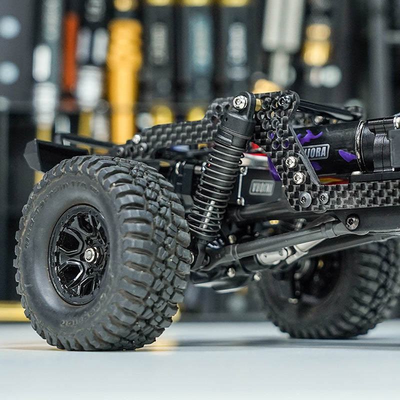 INJORA Universal LCG Chassis Frame Kit for 1/18 TRX4M (Carbon Fiber) 13 INJORA Universal LCG Chassis Frame Kit for 1/18 TRX4M (Carbon Fiber)