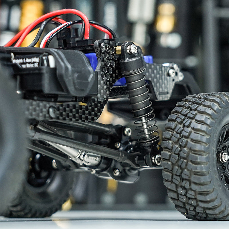 INJORA Universal LCG Chassis Frame Kit for 1/18 TRX4M (Carbon Fiber) 14 INJORA Universal LCG Chassis Frame Kit for 1/18 TRX4M (Carbon Fiber)