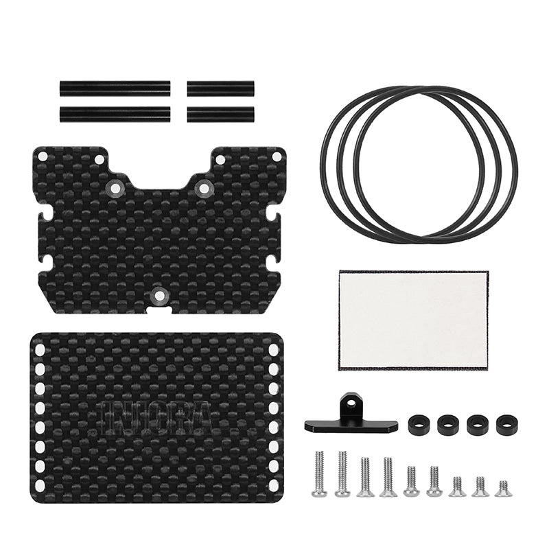 INJORA Universal LCG Chassis Frame Kit for 1/18 TRX4M (Carbon Fiber) 17 INJORA Universal LCG Chassis Frame Kit for 1/18 TRX4M (Carbon Fiber)