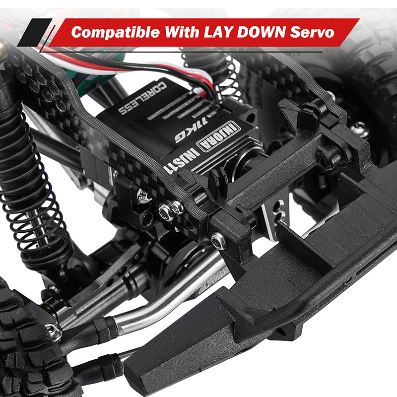 INJORA Universal LCG Chassis Frame Kit for 1/18 TRX4M (Carbon Fiber) 8 INJORA Universal LCG Chassis Frame Kit for 1/18 TRX4M (Carbon Fiber)