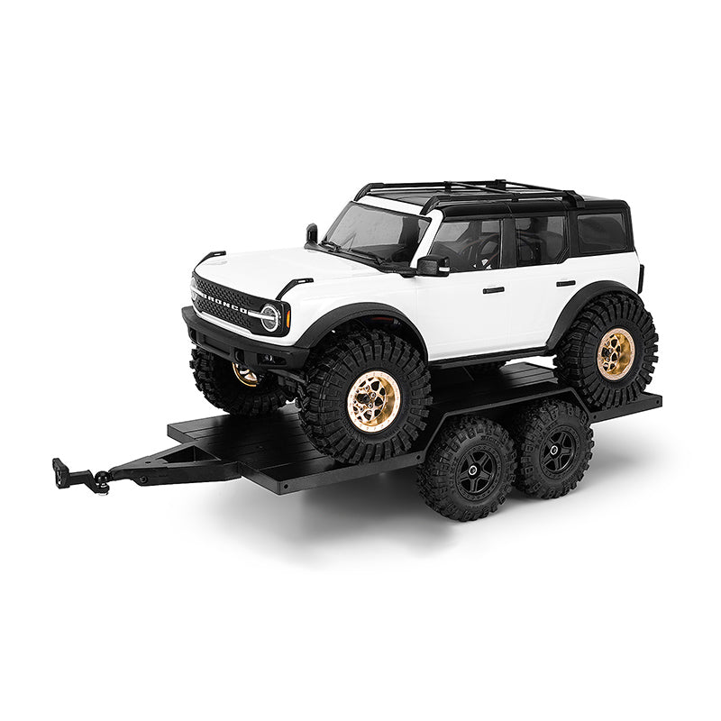 INJORA Utility Plastic Trailer with Hitch for 1/18 RC Crawler TRX4M 5 INJORA Utility Plastic Trailer with Hitch for 1/18 RC Crawler TRX4M