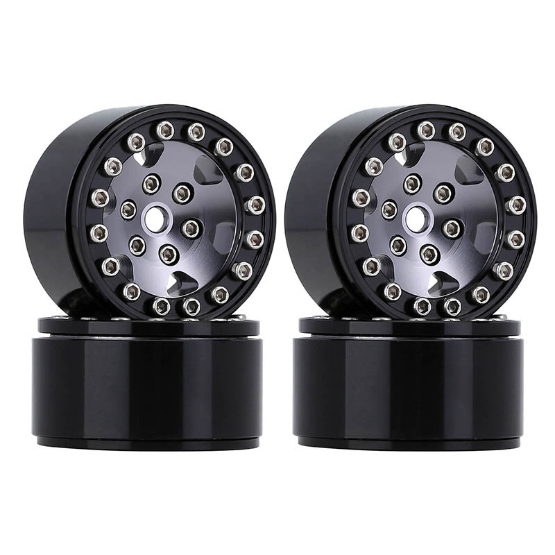 [Clearance Sale] INJORA 1.0" 6-Spokes CNC Beadlock Wheel Rims for 1/24 RC Crawlers (4) (W1026)