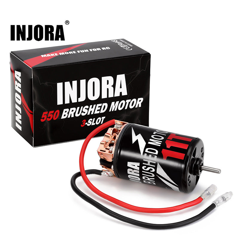 [Clearance Sale] INJORA 550 3-SLOT Waterproof Brushed Motor 11T 16T 23T 28T 37T for 1/10 RC Crawlers (INM09)