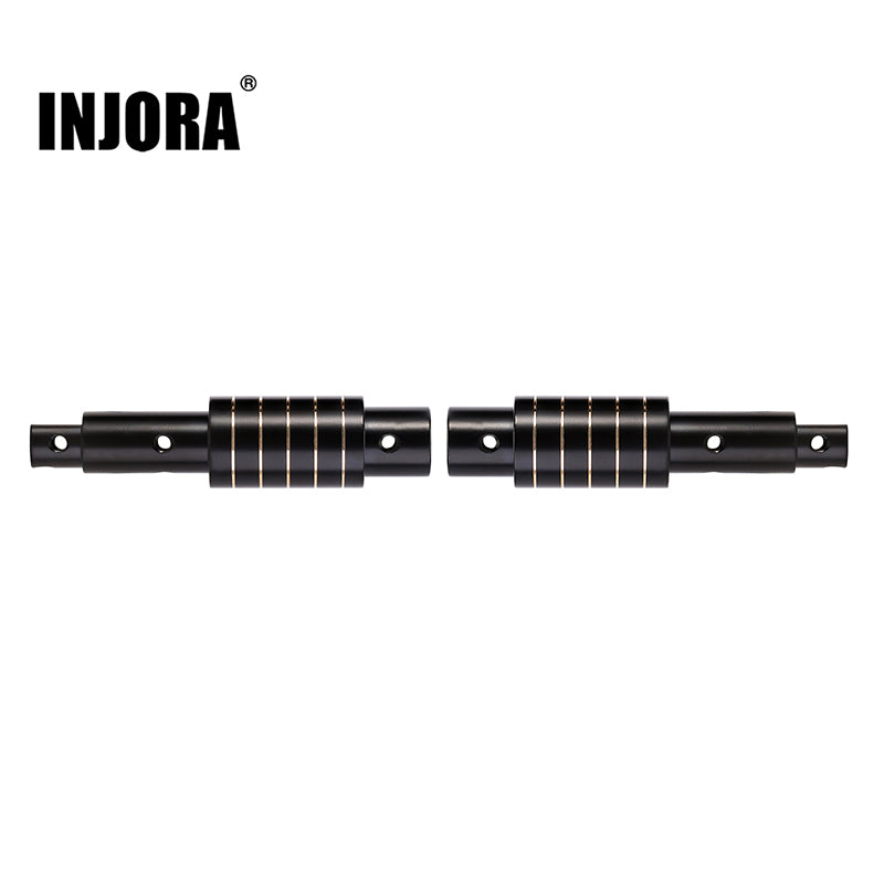 [Clearance Sale] INJORA 70g Black Coating Brass Rear Axle Tube for 1/10 Axial SCX10 PRO