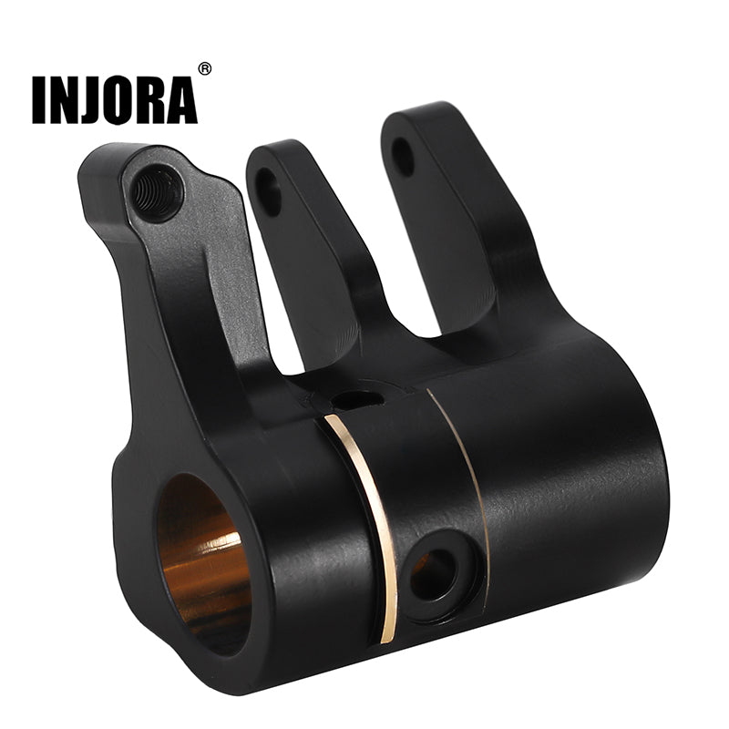 [Clearance Sale] INJORA Black Brass Front Axle Link Mount for 1/10 Axial SCX10 PRO