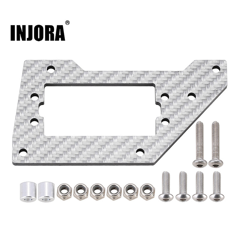 [Clearance Sale] INJORA Carbon Fiber Axle Servo Mount Stand for 1/10 Axial SCX10 PRO